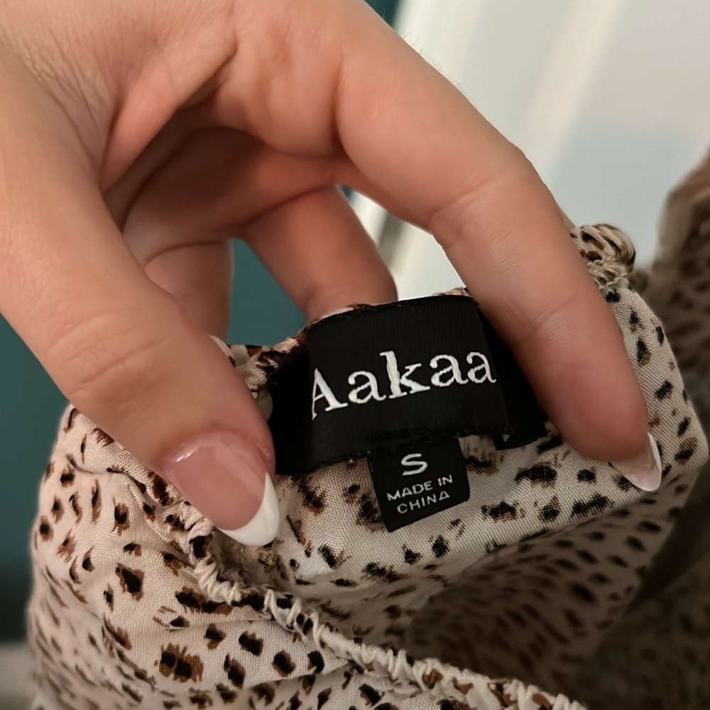 Cheetah romper new without tags